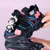 Pantofi Sport Copii Yara Negru Din Piele Ecologică