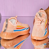 Pantofi Sport Copii Lesley Roz Din Material Textil