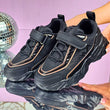 Pantofi Sport Copii Aron Negru Din Piele Ecologică