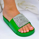 Papuci De Dama Jamila , Verde
