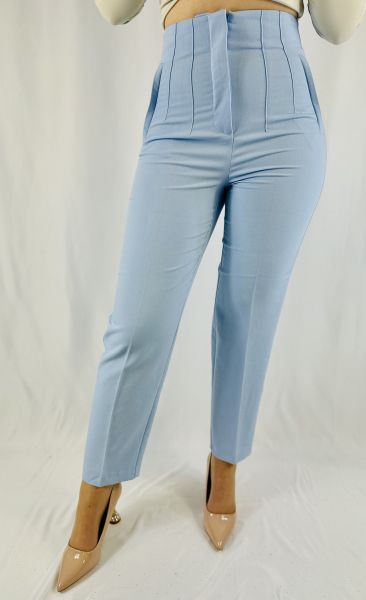 Pantaloni Carol Demoda baby blue