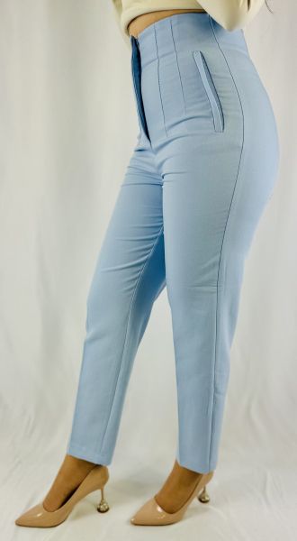 Pantaloni Carol Demoda baby blue