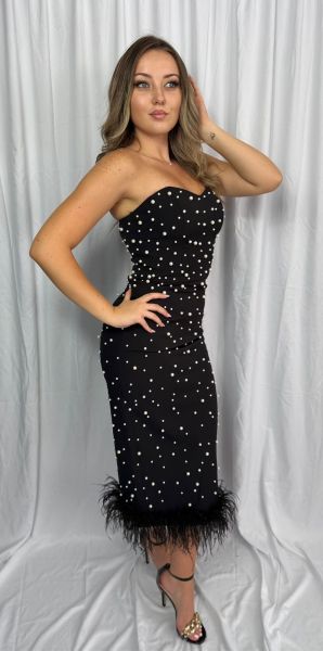 Rochie MIDI Pearl Negru