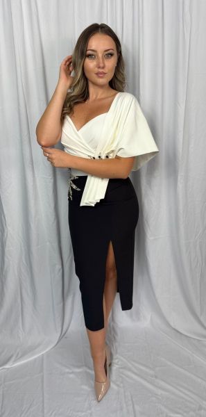 Rochie elegantă  Black and White